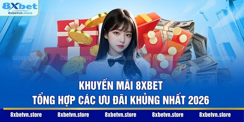 Khuyến Mãi 8XBET - Tổng Hợp Các Ưu Đãi Khủng Nhất 2026